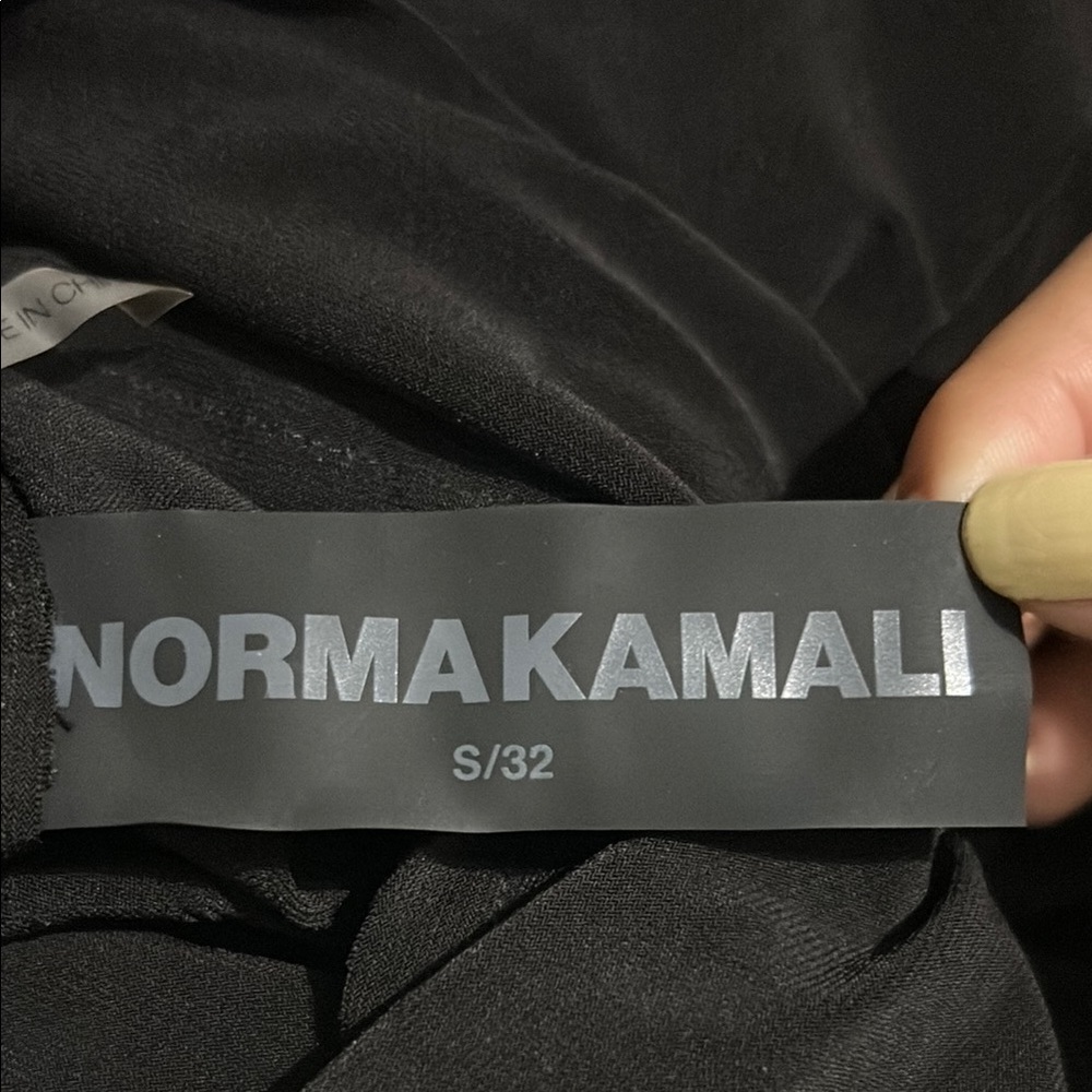 Norma Kamali Black Garment